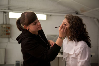 backstage - Laure Berthold make-up artist