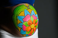 Bodypainting, Laure Berthold make-up artist