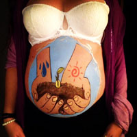 Bodypainting, Laure Berthold